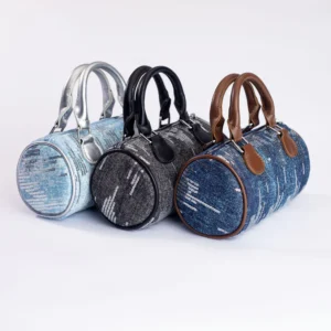 Denim Sequin Bag
