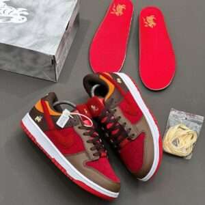 Nike Dunk Low Retro PRM "Year Of The Rabbit" - Light Crimson